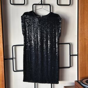 Namrata Josipura Silk and Beaded Sequin Mini Dress, Small